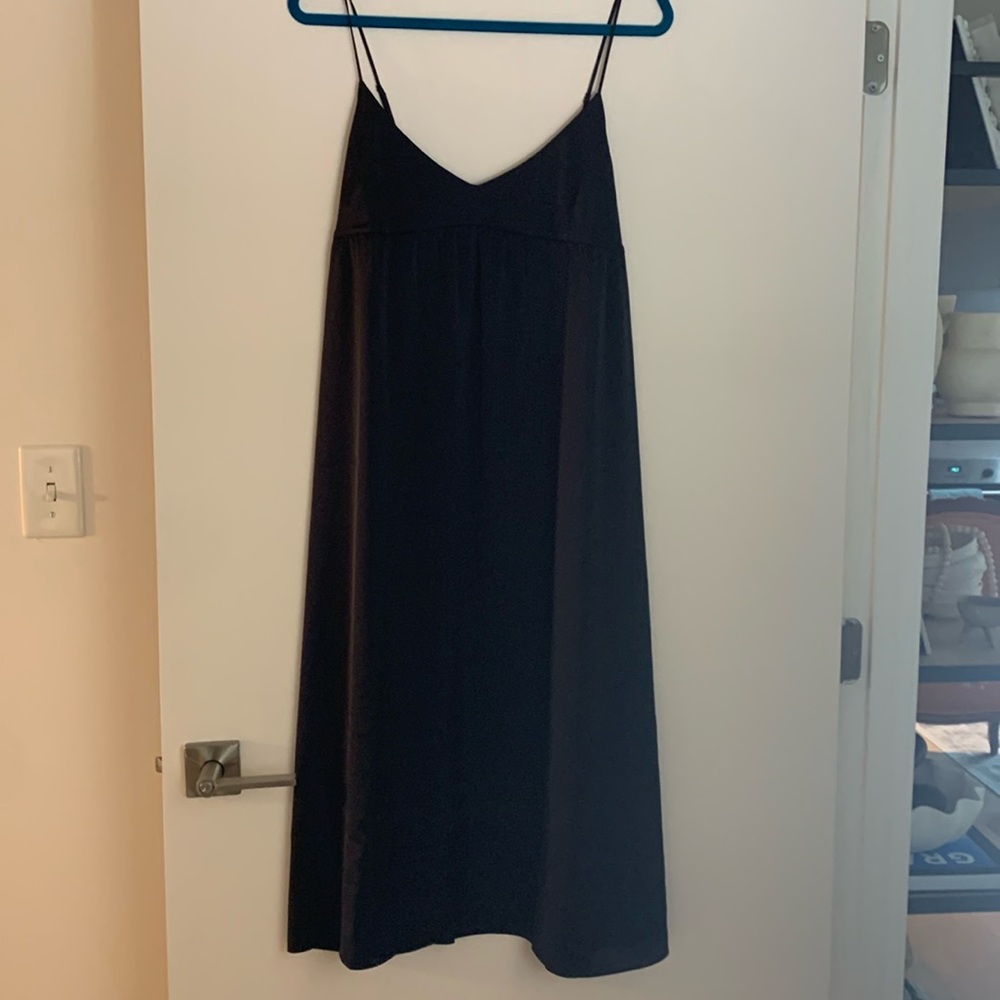 Wilfred Black Spaghetti Strap Dress
